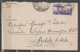 Eritrea 1936 - Lettera Via Aerea Con Soggetti Africani P.a. 1,50 L. - Eritrea