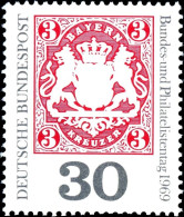 Alemania   1969, Mi. 601 ** - Unused Stamps