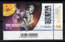 ALLEMAGNE Germany 2023 Jimi Hendrix Obl. - Gebraucht