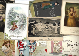 Lot 1912 De 10 CPA Enfants Fantaisies Déstockage Pour Revendeurs Ou Collectionneurs - 5 - 99 Cartoline
