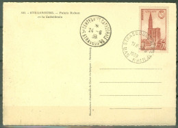 CP  5ieme Centenaire De La Cathédrale De Strasbourg  1939 - Lettres & Documents