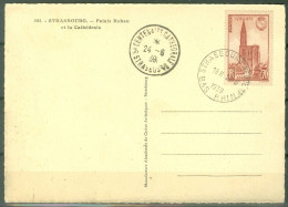 CP  5ieme Centenaire De La Cathédrale De Strasbourg  1939 - Covers & Documents