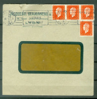 LSC Avec 4 Dulac  YV 685 Dont  Bande 3  Lyon Gare Avril 1945   - Briefe U. Dokumente