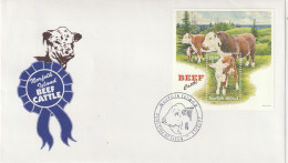 Norfolk Island 1997, FDC Unused, Cattle Beef - Isola Norfolk