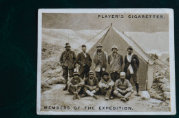 Everest 1924 6x8cm Player Cigarettes Card Irvine Mallory Norton Odell Bruce  Himalaya  Alpinisme Escalade Mountaineering - Player's