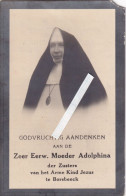 Zuster Antoinette Van Mierlo ( Moeder Adolphina ) : Turnhout 1875 - Borsbeek 1950 ( Zusters Arme Kind Jezus........... - Devotion Images