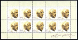 1984 Ernst Jünger - 10er-Bogen, ** - 1991-2000