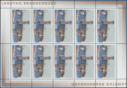 1977 Parlamente: Landtag Von Brandenburg Potsdam - Kleinbogen ** - 1991-2000