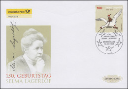 2705 Selma Lagerlöf - Nils Holgersson, Schmuck-FDC Deutschland Exklusiv - Covers & Documents