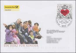 2706 Hilfsorganisation - Ein Herz Für Kinder, Schmuck-FDC Deutschland Exklusiv - Storia Postale
