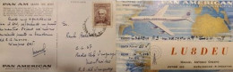 MI) 1958, ARGENTINA, PANAMERICAN, POSTCARD, FROM BUENOS AIRES TO MONTEVIDEO - URUGUAY, GUILLERMO BROWN, XF - Gebraucht