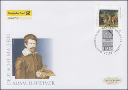 2591 Deutsche Malerei - Adam Elsheimer, Schmuck-FDC Deutschland Exklusiv - Covers & Documents