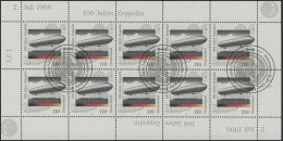 2128 Zeppelin - 10er-Bogen ESSt BONN - 1991-2000