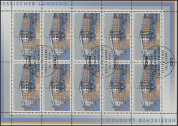 2030 Parlamente Hessen Wiesbaden - 10er-Bogen ESSt - 1991-2000