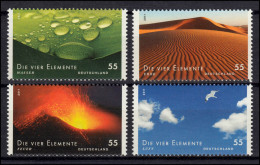 2852-2855 Post: Die Vier Elemente - Wasser Erde Feuer Luft, Satz Postfrisch ** - Unused Stamps