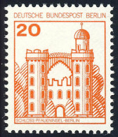 533 Burgen Und Schlösser 20 Pf Pfaueninsel, Alte Fluoreszenz, ** - Unused Stamps