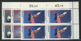 801-803 Sporthilfe Olympiade 1988, E-Vbl. O.r. Satz ** - Unused Stamps