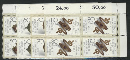 789-792 Wofa Schmiedekunst 1987, E-Vbl O.r. Satz ** - Unused Stamps