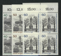 634-636 Berlin-Ansichten 1980, OR-Vbl Satz ** - Unused Stamps