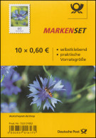 FB 88a Blume Kornblume, Folienblatt Mit 10x 3481, -01002, Postfrisch ** - 2011-2020