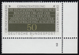 1106 Demokratie 50 Pf Gewaltenteillung ** FN2 - Unused Stamps