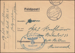 Feldpost-Karte Fliegerausbildungsbatl. 26, HEILIGENHAFEN (HOLST.) 11.3.1941 - Occupation 1938-45