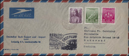 Eröffnungsflug Lufthansa Luftpost Air Mail Berlin 13.5.1956 / Bukarest 16.5.56 - Premiers Vols