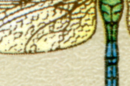 1549 Mosaikjungfer Im Viererblock-ZD Mit PLF Fehlende Punkte, Feld 14, ** - Variétés Et Curiosités