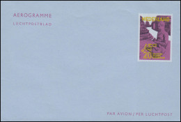 Luftpostfaltbrief Aerogramm LF 22 Wofa Borobadur 1971, Ungebraucht ** / MNH - Postal Stationery