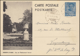 Luxemburg Bildpostkarte P 114a Charlotte: Monorf-Les-Bains REDANGE S.A. 26.10.38 - Other & Unclassified