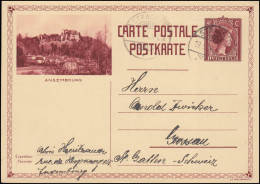 Luxemburg Bildpostkarte P 106 Charlotte: Ansembourg, STRASSEN 19.5.1934 - Andere & Zonder Classificatie