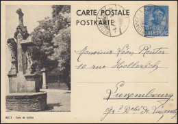 Luxemburg Bildpostkarte P 114b Charlotte: Wiltz, REDANGE S.A. 4.7.1938 - Autres & Non Classés