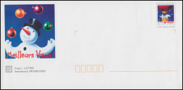 Frankreich Plusbrief Rotes Kreuz Weihnachten Schneemann, Ungebraucht **/MNH  - Other & Unclassified