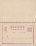 Luxemburg Postkarte P 6 Doppelkarte 6/6 C., Ungebraucht **, Rechts Bügig - Other & Unclassified