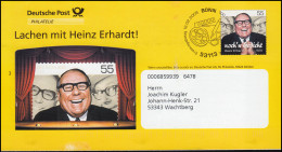 Plusbrief F407 Lachen Mit Heinz Erhardt! SSt BONN Filmrolle Brille 12.2.2009 - Covers - Mint