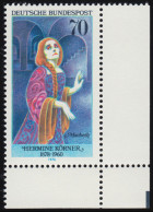 911 Schauspielerinnen 70 Pf Körner ** Ecke U.r. - Unused Stamps