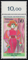 910 Schauspielerinnen 50 Pf Dumont ** Oberrand - Unused Stamps