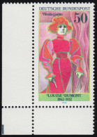 910 Schauspielerinnen 50 Pf Dumont ** Ecke U.l. - Unused Stamps