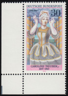 908 Schauspielerinnen 30 Pf Neuber ** Ecke U.l. - Unused Stamps