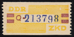 25-Q Dienst-B, Billet Blau Auf Gelb, ** Postfrisch - Mint
