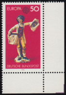 891 Europa 50 Pf Kunsthandwerk ** Ecke U.r. - Unused Stamps