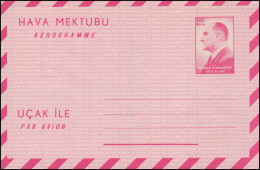 Türkei Luftpostbrief 1 Kamal Atatürk 60 Ks. 1963, Ungebraucht ** / MNH - Altri & Non Classificati