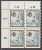 1984 , 1200 Jahre Stadt Köstendorf (2) ( Mi.Nr.: 1771 ) 4-er Block Postfrisch ** - Unused Stamps