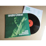 ANDRE CHIRON Canto Georges Brassens En Prouvencau - Voul.2 - POLYDOR Lp 1979 - Autres - Musique Française