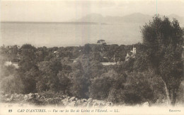 06 -  CAP D'ANTIBES - VUE SUR LES ILES DE LERINS ET L'ESTEREL - LL - Cap D'Antibes - La Garoupe