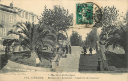 06 -  CANNES -  ESCALIER - JARDINS - BOULEVARD CARNOT - COLLECTION ARTISTIQUE - Cannes