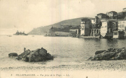 06 -  VILLEFRANCHE SUR MER  - VUE PRISE DE LA PLAGE - LL - Villefranche-sur-Mer