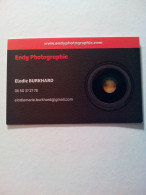 Carte De Visite Endy Photographie - Visitekaartjes