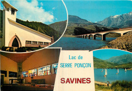 05 - SAVINES  - MULTIVUES - LAC DE SERRE PONCON - Autres & Non Classés