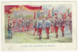 CPA -Collection Du Petit Parisien- Distribution Des Drapeaux - Other & Unclassified